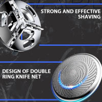 Mini Afeitadora Eléctrica Recargable Por USB Impermeable Para Hombres Viaje Y Uso Diario Corte De Pelo Y Barba Regalo Ideal - details 6