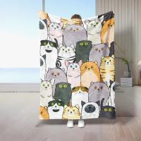 Manta De Flannel Con Estampado De Corazón Super Suave Y Cómoda Para Todas Las Estaciones Manta De Viaje Para Cama Sofa Camping - details 22