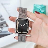 Protector De Pantalla De Vidrio Templado Para Apple Watch Caso Ultra Accesorios SE 3 4 5 6 7 8 Iwatch Compatible Con Series 41mm 45mm 49mm 40mm Instalación Fácil - details 1