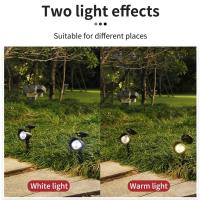 Foco Solar Led para exteriores, luces de jardín, decoración de paisaje, impermeable IP65 para césped, patio, camino, árbol, lámpara por separado - details 4