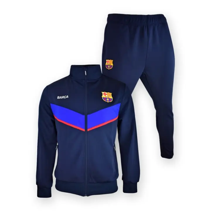 Chándal Fútbol Club Barcelona Iconic dos piezas chaqueta y pantalón adulto producto oficial poliester 5002CHIC - 1