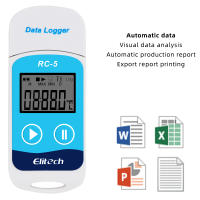 Logger De Temperatura RC-5 USB Datalogger Recorder Para Cadena De Suministro Frigorífica Laboratorios Y Transporte Alimentos JUANJUAN Modelo RC-5+ - details 5