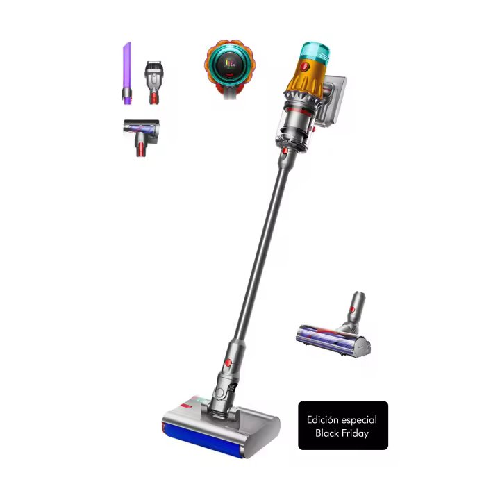 Dyson V12 Detect™ Slim Submarine™ limpieza en húmedo y seco con detección inteligente y succión constante, Amarillo/Níquel - 1