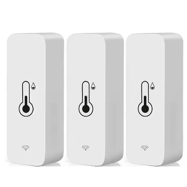 3x Tuya Wifi Temperatura Y Sensor De Humedad Interior Termómetro Higrómetro-GSL - 1