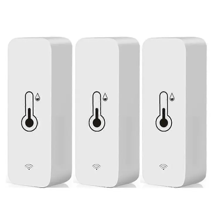 3x Tuya Wifi Temperatura Y Sensor De Humedad Interior Termómetro Higrómetro-GSL - 1