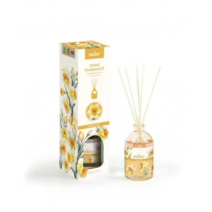 Mikado Ambientador Prady 100ml – NARCISO | Aroma Duradero para el Hogar - 1