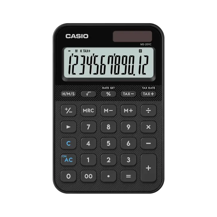 CASIO MS-20YC Negro / Calculadora de mesa - 1