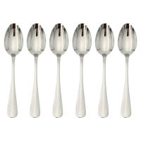 WAI 2 MARKET - Juego de Cucharas Soperas de Acero Inoxidable Pulido  Set de 6, 12 o 36 Piezas  Alta Calidad, Resistente y Duradera  Apta para Lavavajillas  Ideal para Cocina, Restaurantes, Banquetes y Eventos de Lujo - details 0