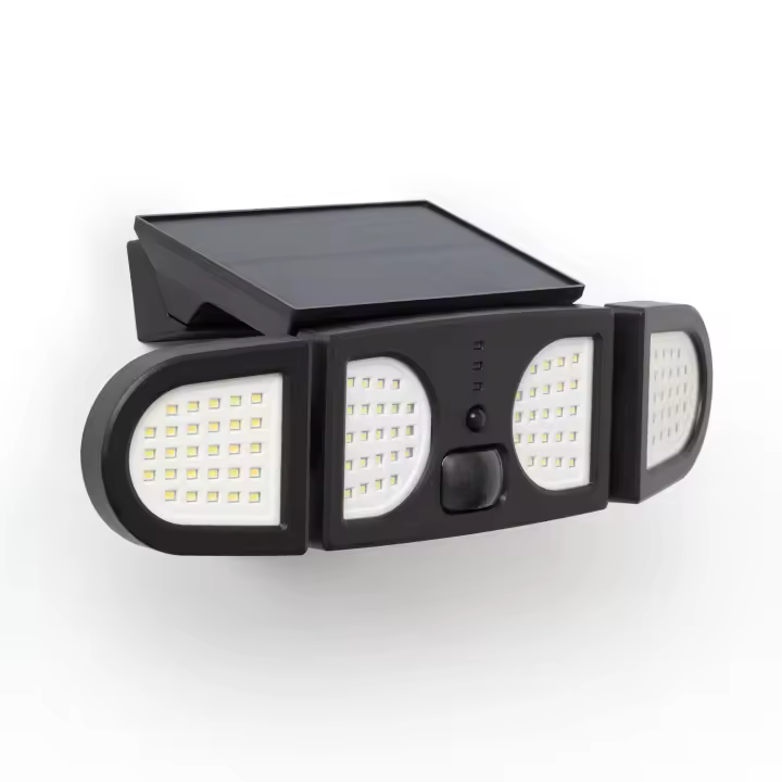 Ledkia Foco Proyector LED Solar 5W IP65 con Sensor de Movimiento PIR y Crepuscular 6000K - 6500K Sí Blanco Blanco Frío - 1
