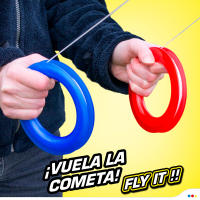 Cometa acrobática pop-up morado y blanco CB Toys - details 3