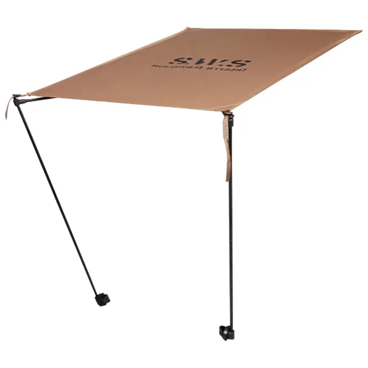 Silla De Tapa Solar Protección UV Para Exteriores Silla De Luna Plegable Impermeable Para Camping Pesca Con Canopy De Protección Solar UPF 50 - 1
