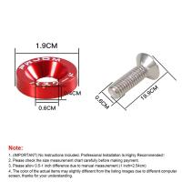 Kit De 10 Piezas De Tornillos Y Tornillos De Aluminio Concavo Hexagonal M6 * 20mm Para Bayas De Motor Y Parachoques JDM - details 1