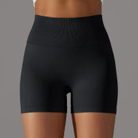 Pantalones cortos deportivos de Yoga sin costuras para mujer, pantalones cortos deportivos para ciclismo, trotar, Fitness, cintura alta, Push Up, pantalones cortos de gimnasio, mallas, ropa de Yoga - details 18