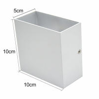 Lámpara De Pared LED 6W 12W Impermeable Para Interior Y Exterior Iluminación Para Dormitorio Balcón Jardín Porche AC110V 220V Moderna De Aluminio - details 0