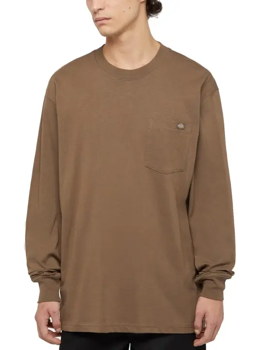 Camiseta Dickies M Luray Pocket Marrón para hombre - 1