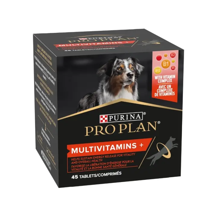 PRO PLAN - OTC Multivitamin+ (45 Comprimidos) - Suplemento para Perros que Ayuda a Mantener la Energía y Vitalidad - 1