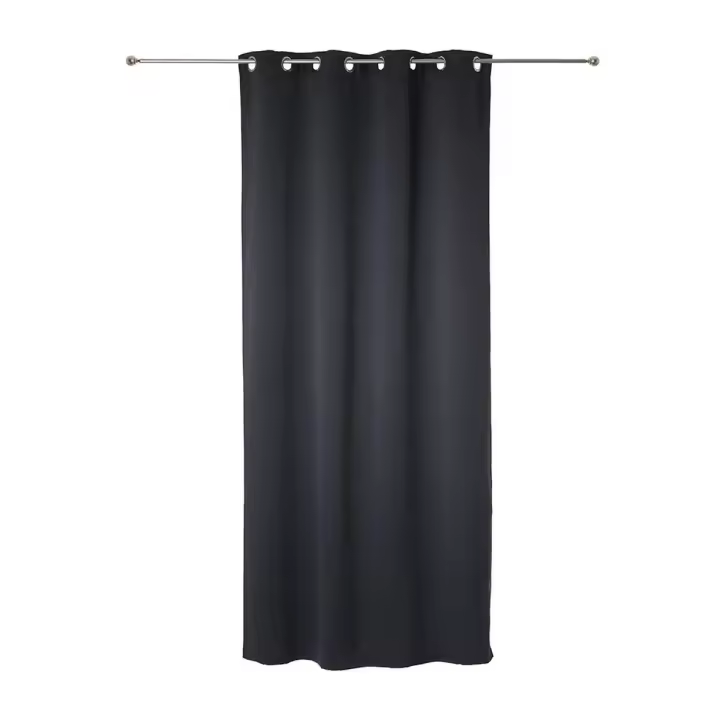 Cortina Atmosphera Gris oscuro Gris 260 x 140 cm - 1