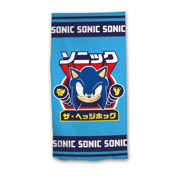 TOALLA PLAYA MICRO NIÑO SONIC 70*14CM - 1