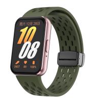 Correa De Silicona Magnética Transpirable Para Reemplazo De Pulsera Samsung Galaxy Fit 3 SM-R390 Compatible Con Marcas De Relojes Deportivos - details 7