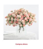 Plantas Artificiales Silken Begonia Para Bodas Decoración De Hogar Y Navidad Regalo DIY De Flores Silken En Vaso Para Ventanas Y Paredes - details 4