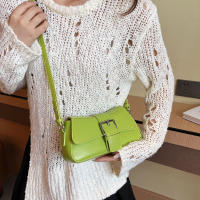 Bolso Bandolera De Cuero Sólido Para Mujer Estilo Lujo Diseñador Bolso De Hombro Underarm Moda 2024 Bolsos Y Monederos Para Dama - details 8