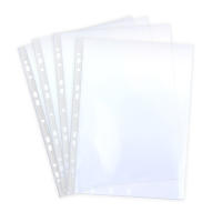 Office Box Fundas Multitaladro PP 100% Reciclable A4 o Folio 80 Micras Ultra Cristal - details 2