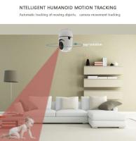Cámara IP Icsee Smart Home 1080P 5MP HD Seguridad Auto Tracking Wireless Vigilancia Visión Nocturna WiFi Cámara Blanco - details 8