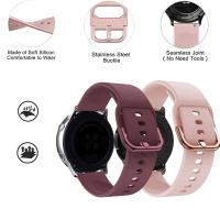Correa De Reloj De Silicona Unisex Para Samsung Quick Release 20mm 22mm Suave Deportiva Reemplazable Adecuada Para Hombres Y Mujeres - details 1