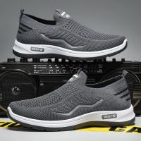 Zapatos Casuales Para Hombre Transpirables Zapatillas De Correr Y Caminar Ligeros Slip on Para Pareja Talla 44 Material Superior De Malla - details 24