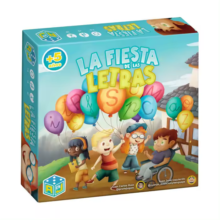ATOMO JUEGO EDUCATIVO LA FIESTA DE LAS LETRAS LA FIESTA DE LAS LETRAS 47x91x4 Cms. - 1