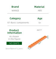 Wange 61Pcs Accesorios De Bloques Finos 1x10 Compatible Con Bloques De Construcción Para Niños Caja De Regalo De Juguetes De Plástico ABS Tamaño Pequeño - details 1