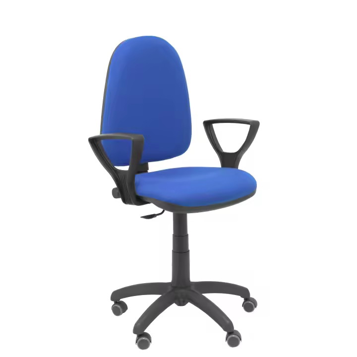 Silla de Oficina Ergonómica Piqueras Y Crespo con Brazos Fijos y Ruedas de Parqué - 1