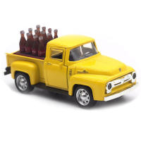Modelo De Coche De Aleación Retro 1:32 Juego De Juguetes De Fundición Para Niños Colección De Series De Camiones Vintage Metal Sin Batería - details 4