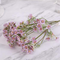 Decoración De Hogar Estilo Pastoral Con Pequeño Margarita Bouquet De Seda Artificial Simulación De Crisantemo Silvestre Para Mesa De Hotel - details 9