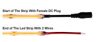 FCOB Tira De Luz LED COB 320/480 LEDs/m 16.4ft UL Listada Alta Densidad Flexible 3000/4000K RA90 Luces DC12V 24V Para El Hogar - details 9