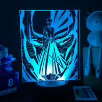 Lámpara Nocturna LED 3D Anime Bleach Para Decoración De Habitación Infantil Luz De Noche Para Niños Regalo Para Estudio - details 9