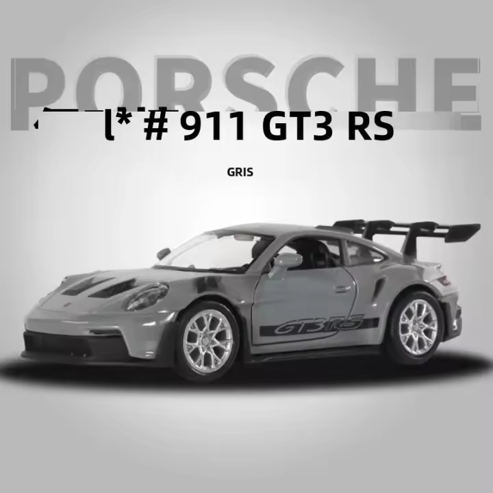 Porsche 911 GT3 RS Supercar De Aleación 1:36 Vehículo Diecast Modelo Miniatura Juguete Para Niños Sin Batería Proveniente De China - 1