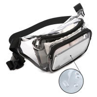 Bolso De Cintura Para Mujer En PVC Bolsa De Hombro Transparente Para Playa Viajes Running Estilo Casual Sin Patrón - details 1