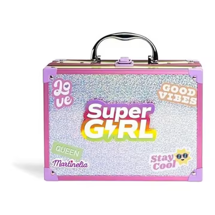 Set de Maquillaje con Espejo LED Supergirl Martinelia 44063 AQUARIUS - 1