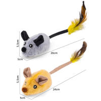 Juguetes interactivos para gatos, cola de pluma con Beel, juguete realista para todas las razas, ejercicio de aburrimiento - details 3