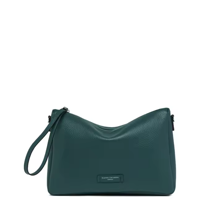 Gianni Chiarini Nora Bolso de Bolsa en Lluvia Verde martillado de cuero BS 10225 GRN - 1