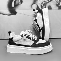 Zapatos Casuales Para Hombre De Cuero De Alta Calidad Comodidad Plataforma Antideslizante Zapatillas Deportivas Con Suela Gruesa Para Correr - details 13