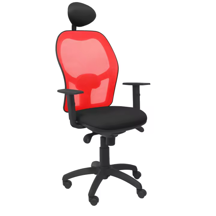 Silla de Oficina Ergonómica Piqueras Y Crespo con Malla Transpirable y Cabecero Fijo - 1