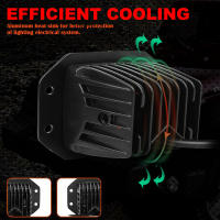 ANMINGPU Barra De Luz LED De Trabajo 2x 5" Montaje Plano Para off Road 12V 24V 40W Lámparas LED De Hoz Para Coche Camión ATV Jeep Faros - details 1