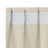 Cortinas Blackout de vidaXL con cinta superior 2 pcs Crema de terciopelo - details 3