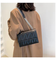 Bolso De Hombro Para Mujer Con Cadena Y Parche Bordado Bolso Bandolera Diario Sólido Color PU Cuero Sintético Cuadrado - details 6