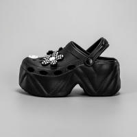 Sandalias De Tacón Alto Estampado De Oso Floral Nueva Moda X8809 Para Mujer Cuero Sintético Imitación Plataforma Casual - details 11