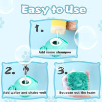Set De Cepillo Y Champú Para Mascotas De Silicona Suave Con Almacenamiento Integrado Herramienta De Aseo Doble Cara Para Perros Y Gatos - details 5
