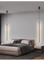 Lámpara Colgante LED Moderna Minimalista En Aluminio Negro Para Decoración De Comedor Y Dormitorio Iluminación Pendente Con Bombillas Incluidas - details 4