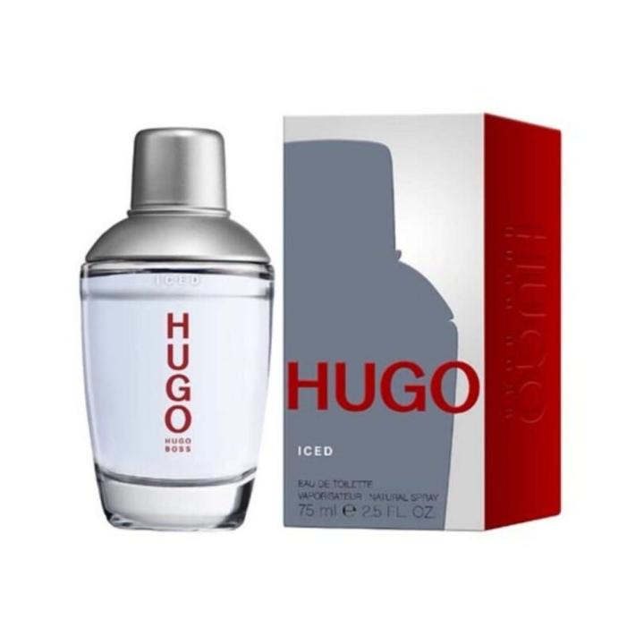 Hugo Boss - Hugo Iced Eau de Toilette 75 Ml. | Colonia para hombre. Frescura Glacial, Menta Helada, Té Verde y Vetiver… — oferta en Miravia